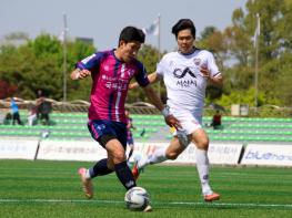 남양주시민축구단, 서산FC 2:0 완파…리그 3위 도약  기사 이미지