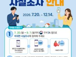 포천시, 2026년 주민등록 사실조사 실시 기사 이미지